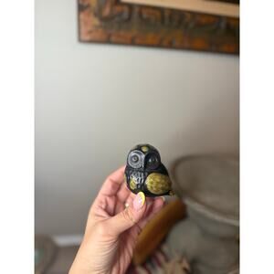 Hand-Painted Ceramic Owl Figurine
